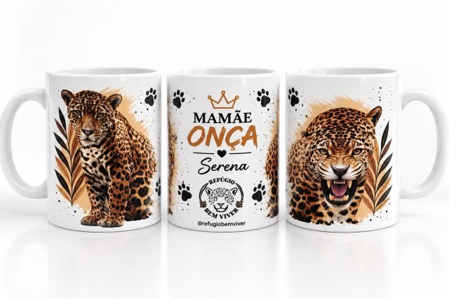 Caneca Serena · Mamãe Onça